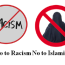 نه به راسیسم و نژاد پرستی ، نه به تروریسم اسلامی. زنده باد حقوق انسانی!